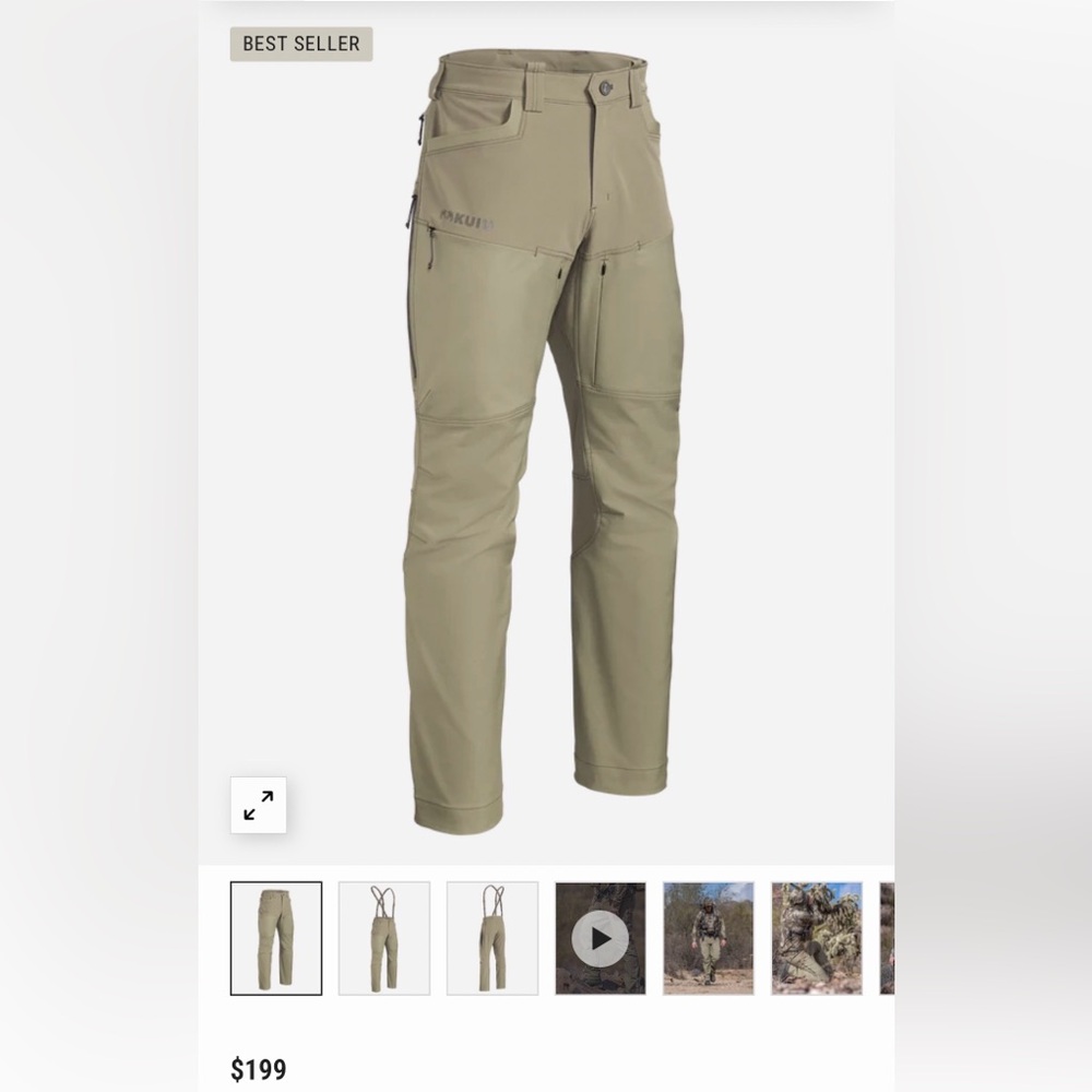 KUIU Men's PRO Brush pants 34 R